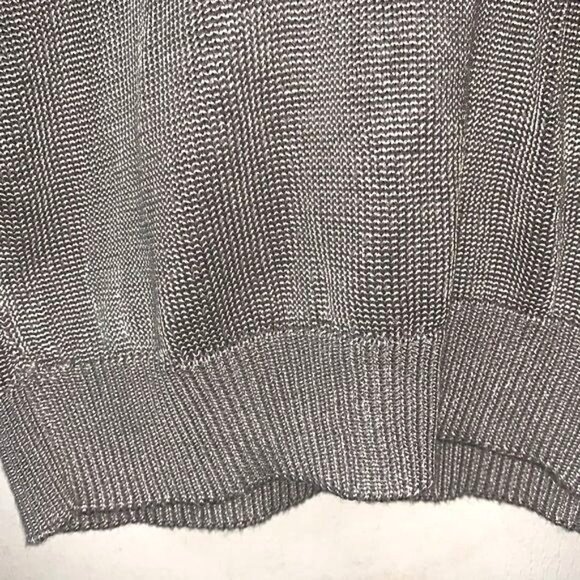 Sportfolio By Morris Gray Sleeveless Knit Sweater Vest Top Size S Made In USA - Picture 6 of 8